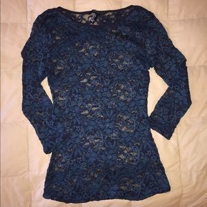 ~SOLD~ NWOT forever21 forest green lace top, S